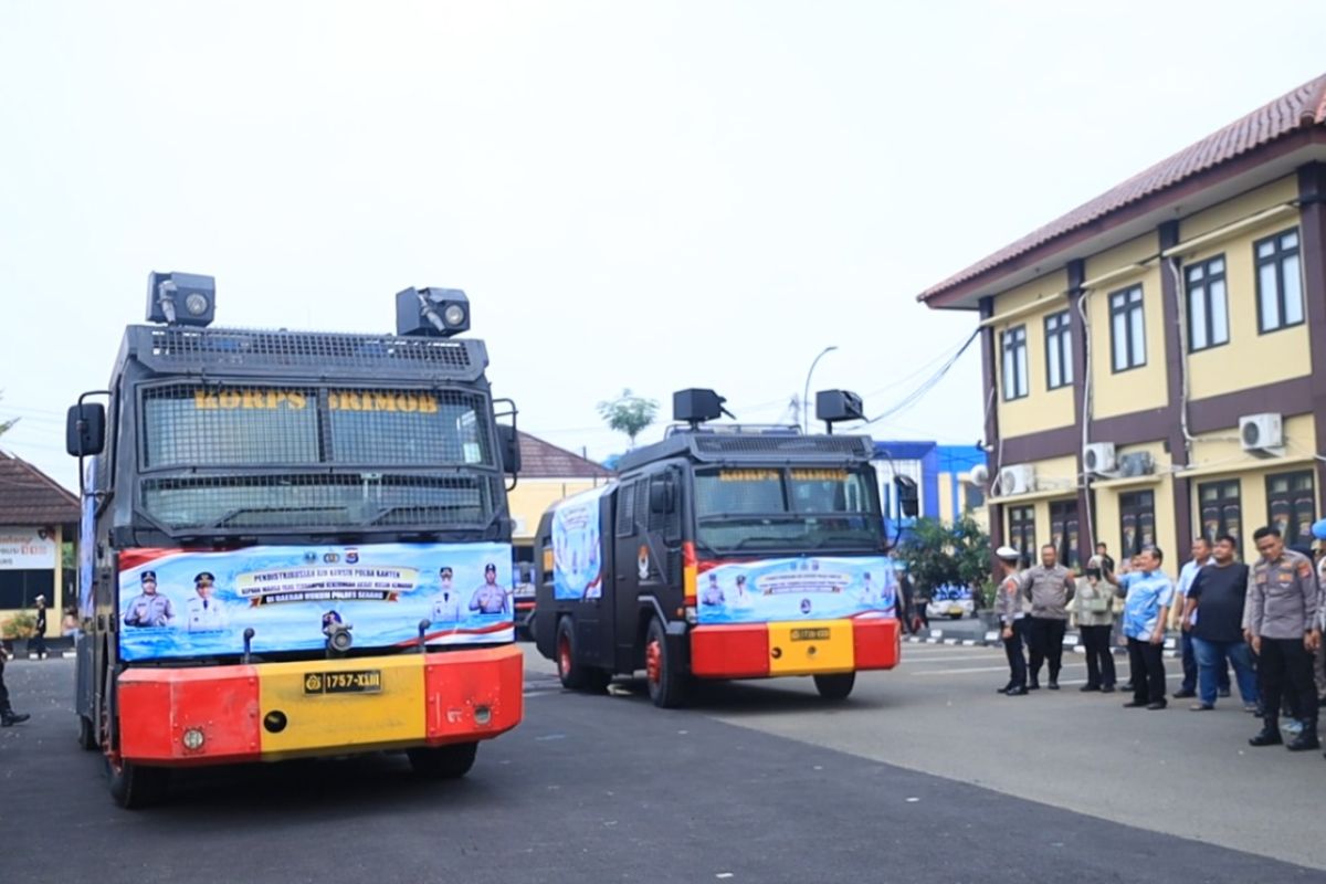 Polda Banten kerahkan water cannon atasi krisis air dampak kemarau