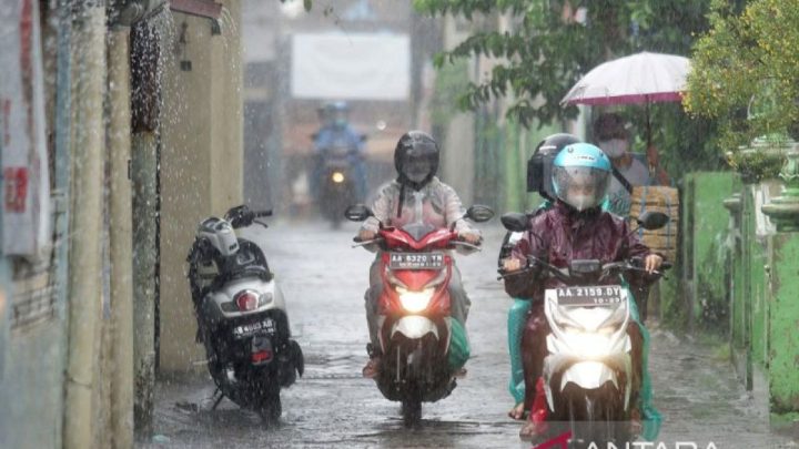 BMKG prakirakan sejumlah wilayah diguyur hujan pada Selasa