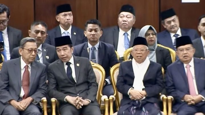 Jokowi, JK, Boediono, Ma’ruf Amin hadiri Sidang Tahunan 2026