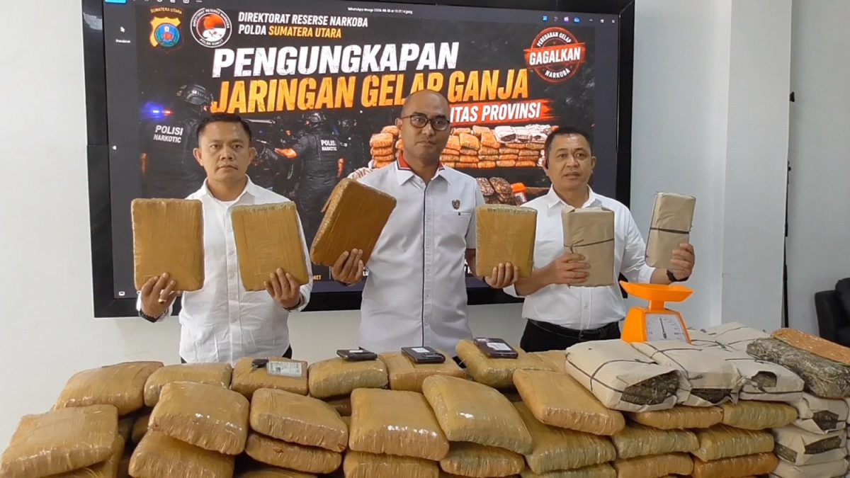 POLDA-SUMUT-TANGKAP-TIGA-TERSANGKA-JARINGAN-PENGEDAR-169-6-KG-GANJA