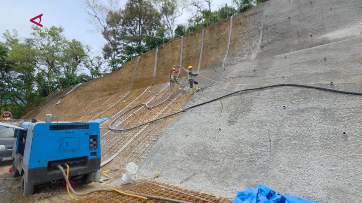 Mitigasi longsor, Kementerian PU bangun beton di Bener Meriah