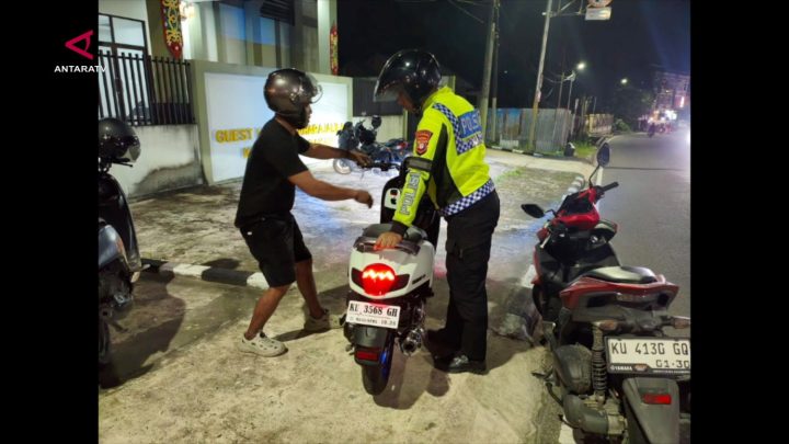 Tekan balap liar, Satlantas Polres Tarakan tingkatkan patroli malam