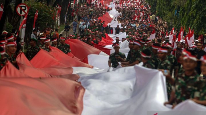 Humaniora kemarin, kirab Merah Putih hingga zikir akbar di Istiqlal