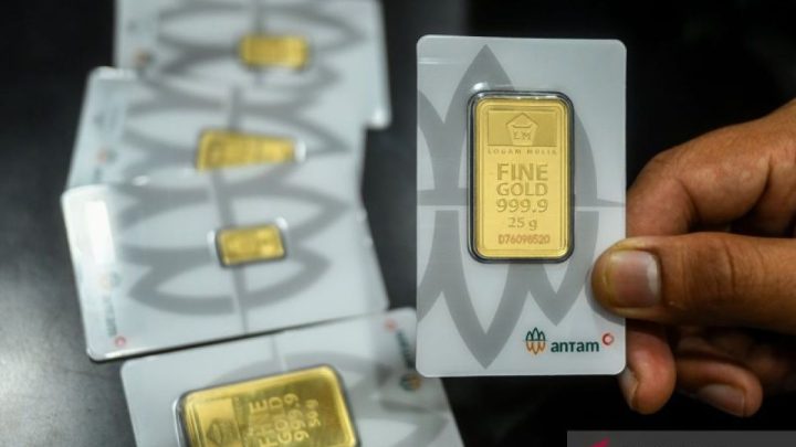 Harga emas Antam pada Kamis naik Rp20.000 jadi Rp2,700 juta/gr